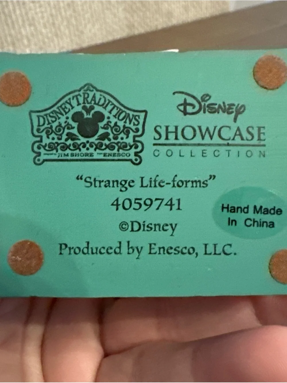 JIM SHORE‎ DISNEY Figurine LILO AND STITCH Frog Friend Blue Alien Statue